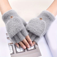 Einfarbige Warme Handschuhe