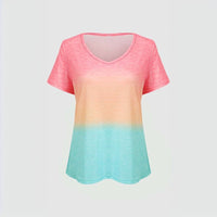 Lässiges Farbverlauf-T-Shirt