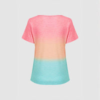 Lässiges Farbverlauf-T-Shirt