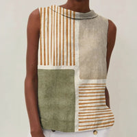 Vintage-Tanktop Mit Farbblock