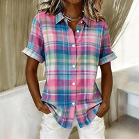 Bunte Karierte Bluse