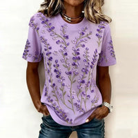 Vintage-T-Shirt Mit Blumenmuster
