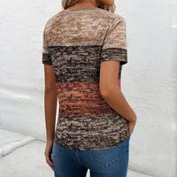 Vintage-Bluse Mit Farbblock