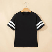 Lässiges Gestreiftes T-Shirt