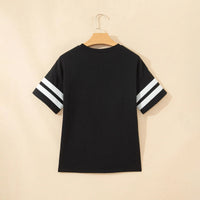 Lässiges Gestreiftes T-Shirt