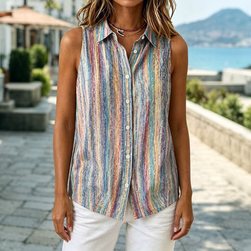 Buntes Gestreiftes Tanktop