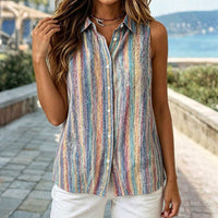 Buntes Gestreiftes Tanktop