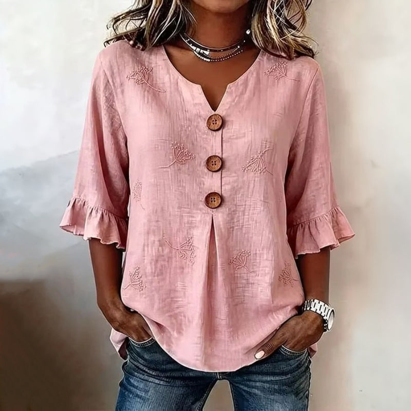 Vintage Lässige Bluse