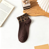 Vintage-Socken Mit Leopardenmuster
