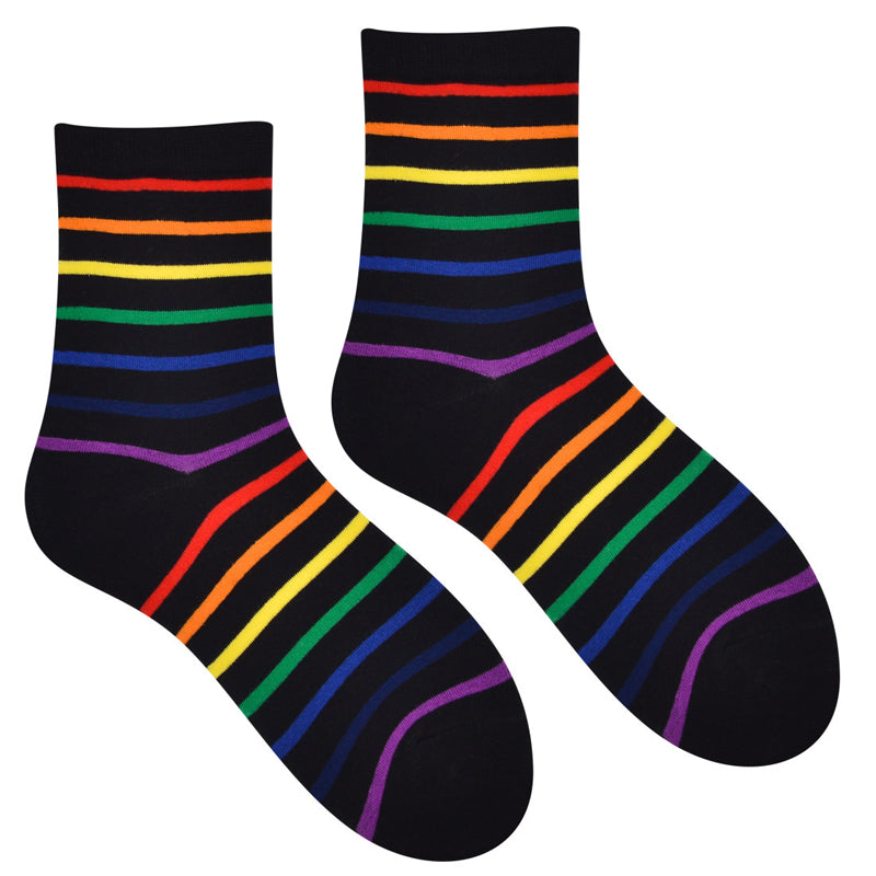 Bunte Gestreifte Socken