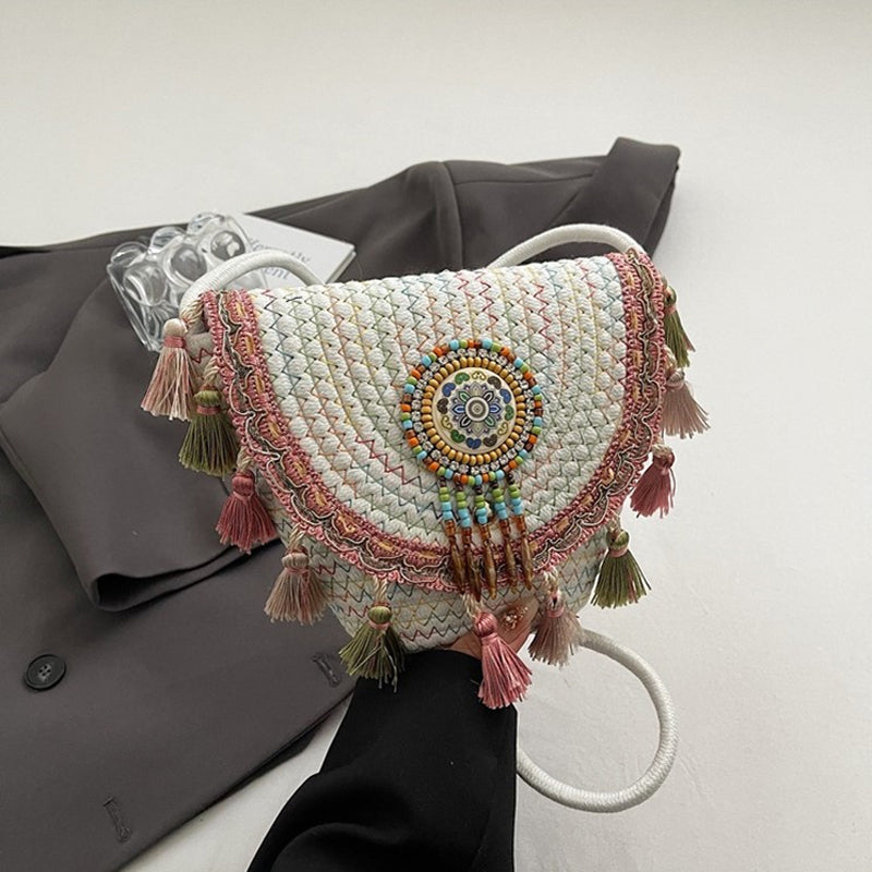 Vintage-Tasche Im Ethno-Stil