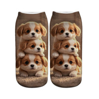 Lässige Socken Mit Animalprint