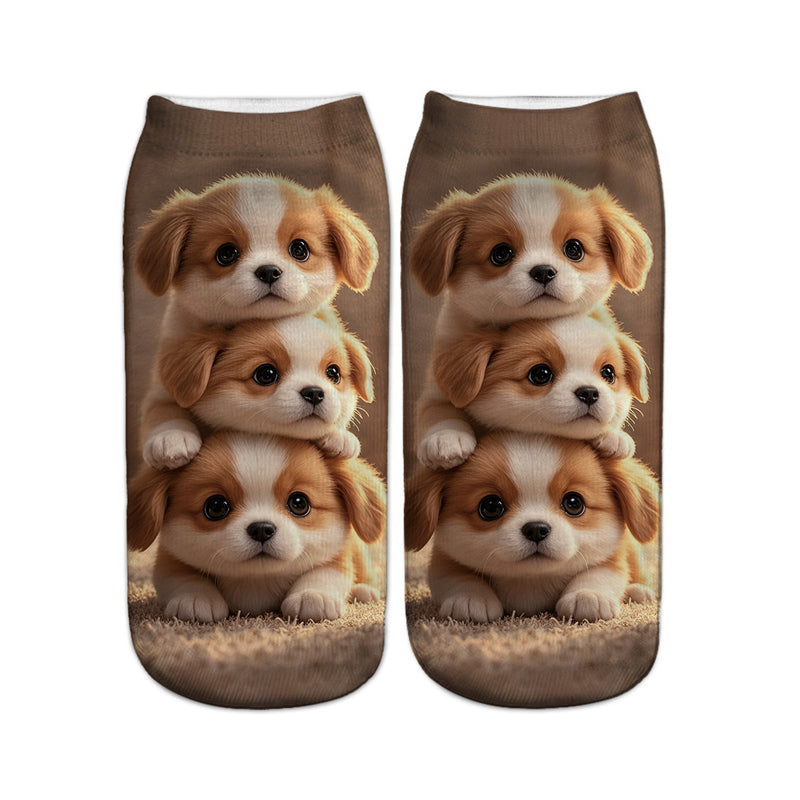 Lässige Socken Mit Animalprint