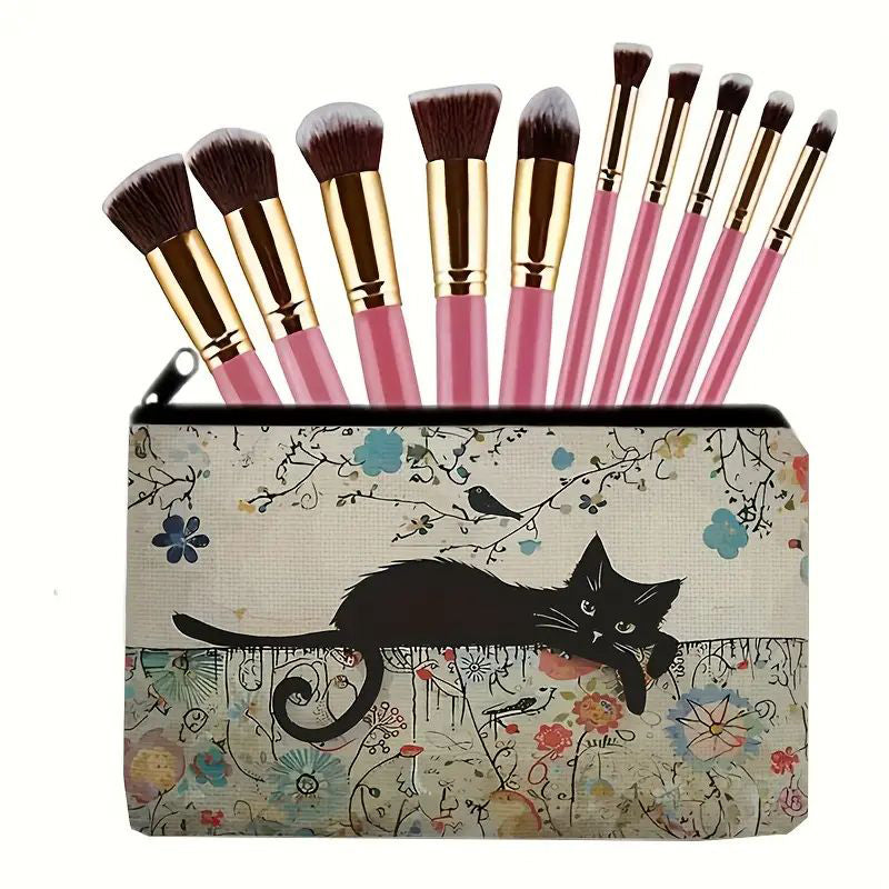 Tasche Mit Cartoon-Katze