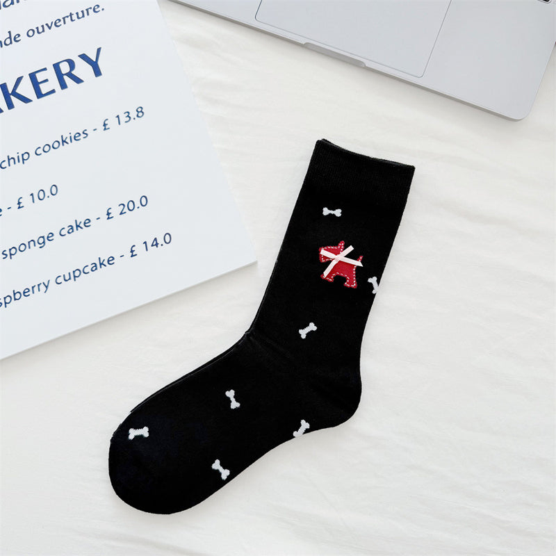 Lässige Socken Mit Hundedruck