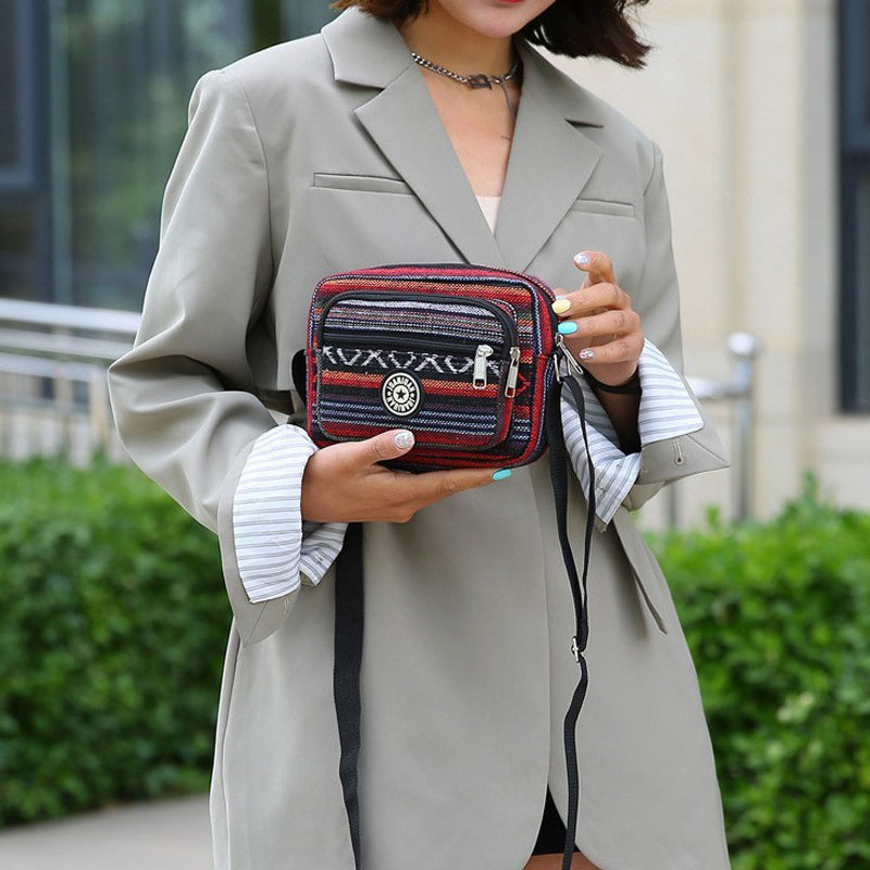 Vintage Gestreifte Tasche