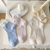 Lässige Socken Mit Farbblock