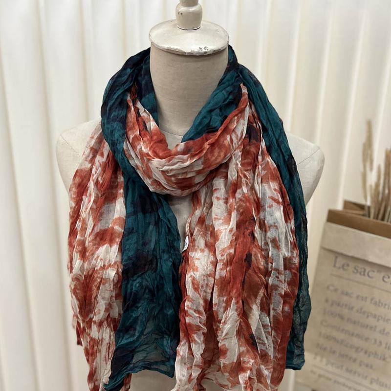 Vintage-Schal Mit Farbverlauf