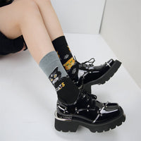 Lässige Asymmetrische Socken