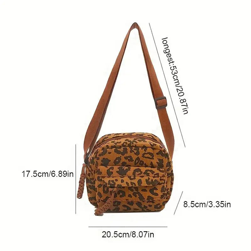Vintage Leopardentasche
