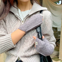 Einfarbige Warme Handschuhe