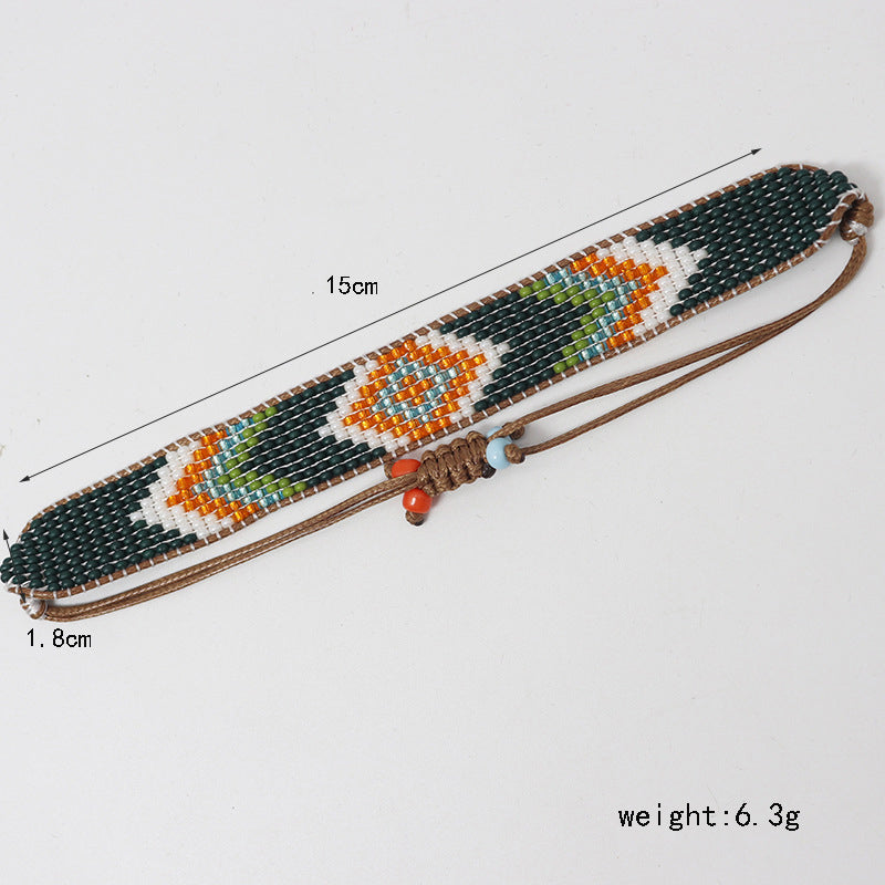 Handgewebtes Böhmisches Armband