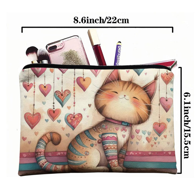 Tasche Mit Cartoon-Katze