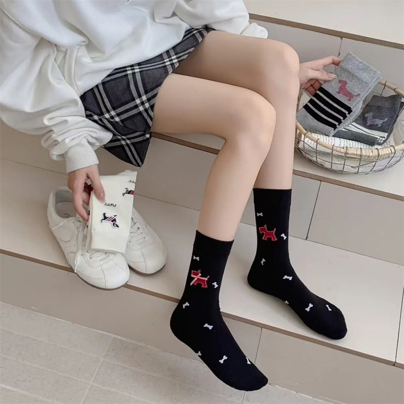 Lässige Socken Mit Hundedruck