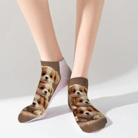 Lässige Socken Mit Animalprint