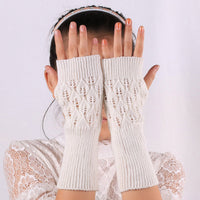 Einfarbig Warme Handschuhe