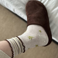 Lässige Socken Mit Blumenmuster