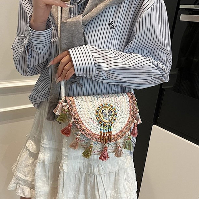 Vintage-Tasche Im Ethno-Stil