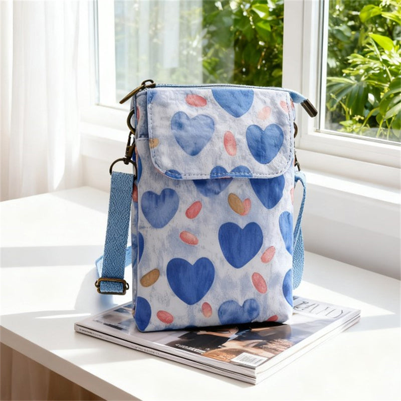 Vintage-Tasche Mit Blumenmuster