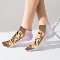 Lässige Socken Mit Animalprint