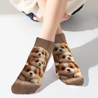 Lässige Socken Mit Animalprint