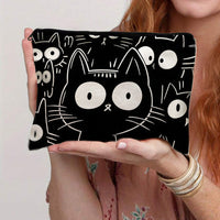 Lässige Tasche Mit Katzenmuster