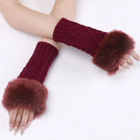 Warme Einfarbige Handschuhe