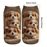 Lässige Socken Mit Animalprint