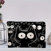 Lässige Tasche Mit Katzenmuster