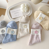 Lässige Socken Mit Farbblock