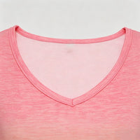 Lässiges Farbverlauf-T-Shirt