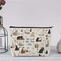 Lässige Tasche Mit Katzenmuster