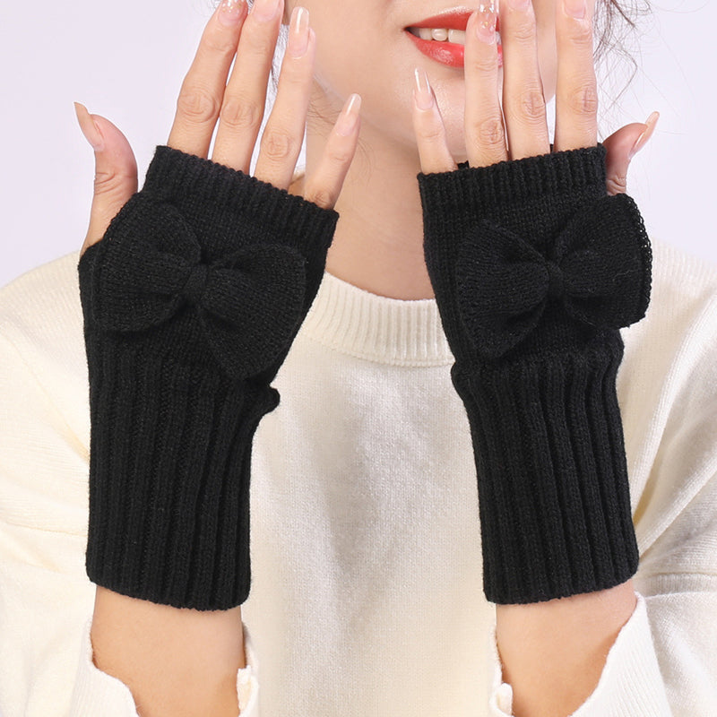 Einfarbige Warme Handschuhe