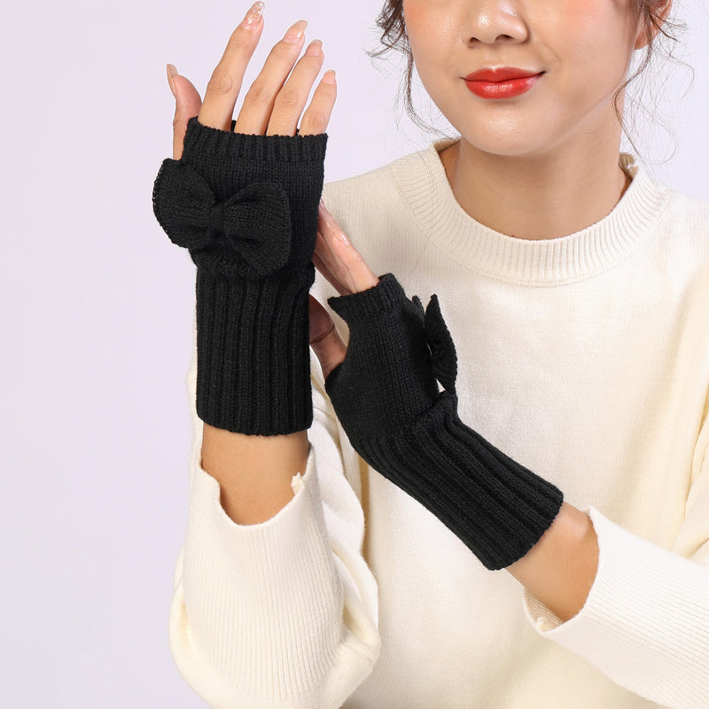 Einfarbige Warme Handschuhe
