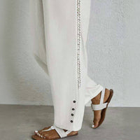 【Baumwolle Und Leinen】Bequeme Freizeithose