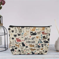 Lässige Tasche Mit Katzenmuster