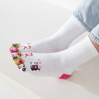 Cartoon-Socken Mit Fünf Zehen
