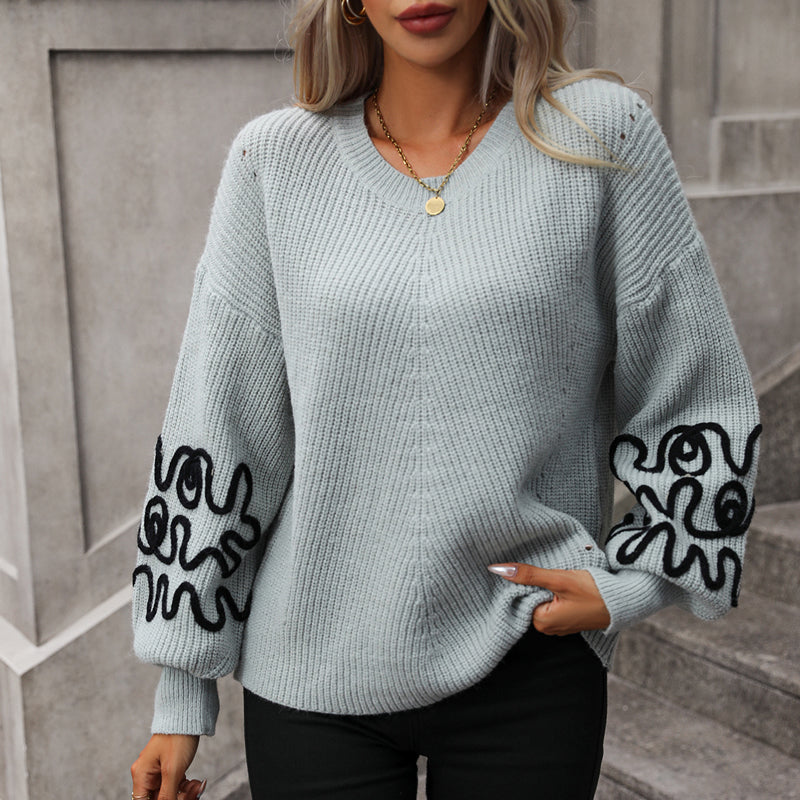 Lässiger Strickpullover