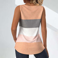 Lässiges Farbblock Tanktop