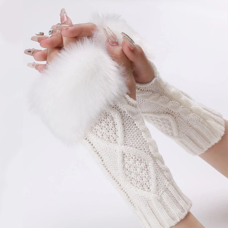 Warme Einfarbige Handschuhe